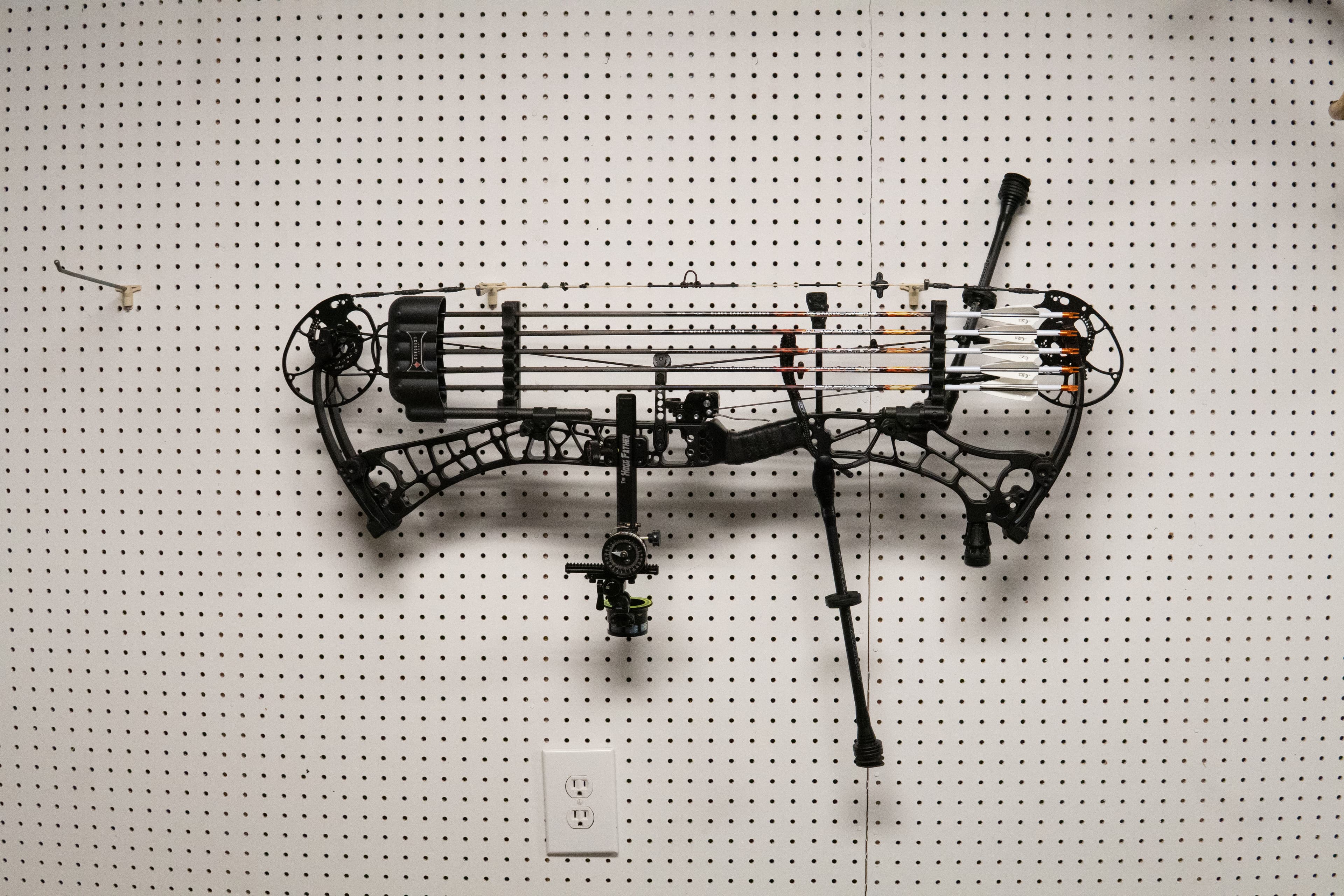 Custom archery equipment build in progress